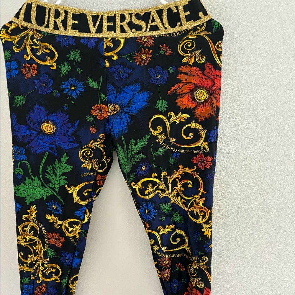 Versace Couture designer  leggings. Unworn XL/L. US 8  EU 40 . $600 asking 350.